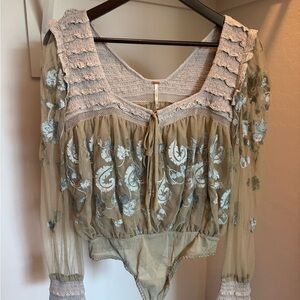 Free People Bodysuit Top